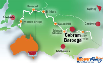 Map of Cobram