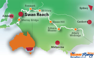 Map of Swan Reach