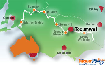 Map of Tocumwal
